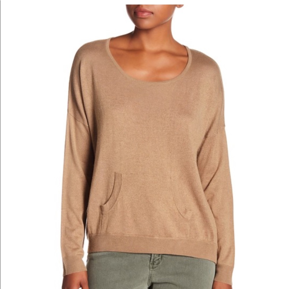 Chaser Silk Blend Pocket Sweater
